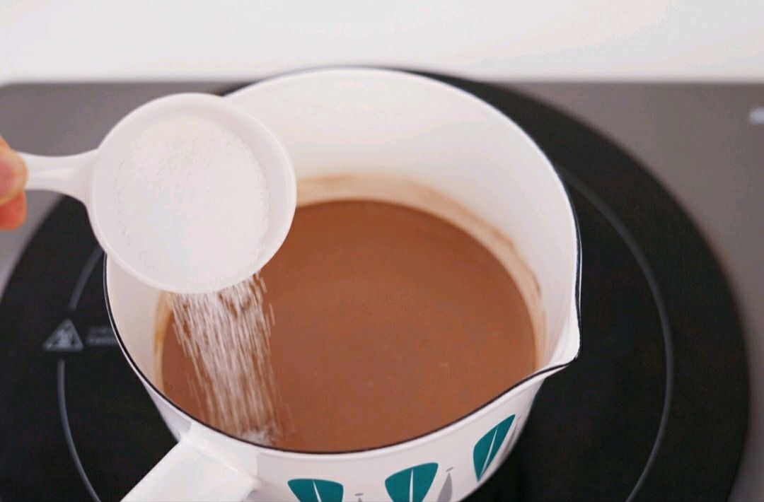 pha bột cacao sữa dừa 