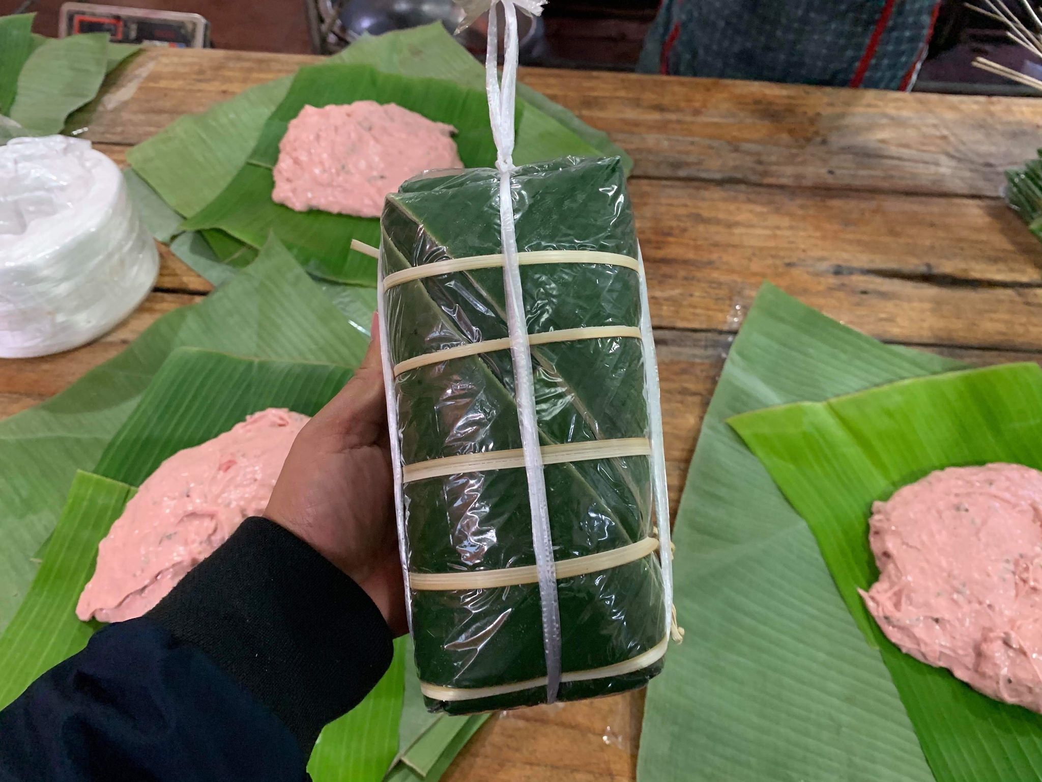  làm giò gà Đông Tảo