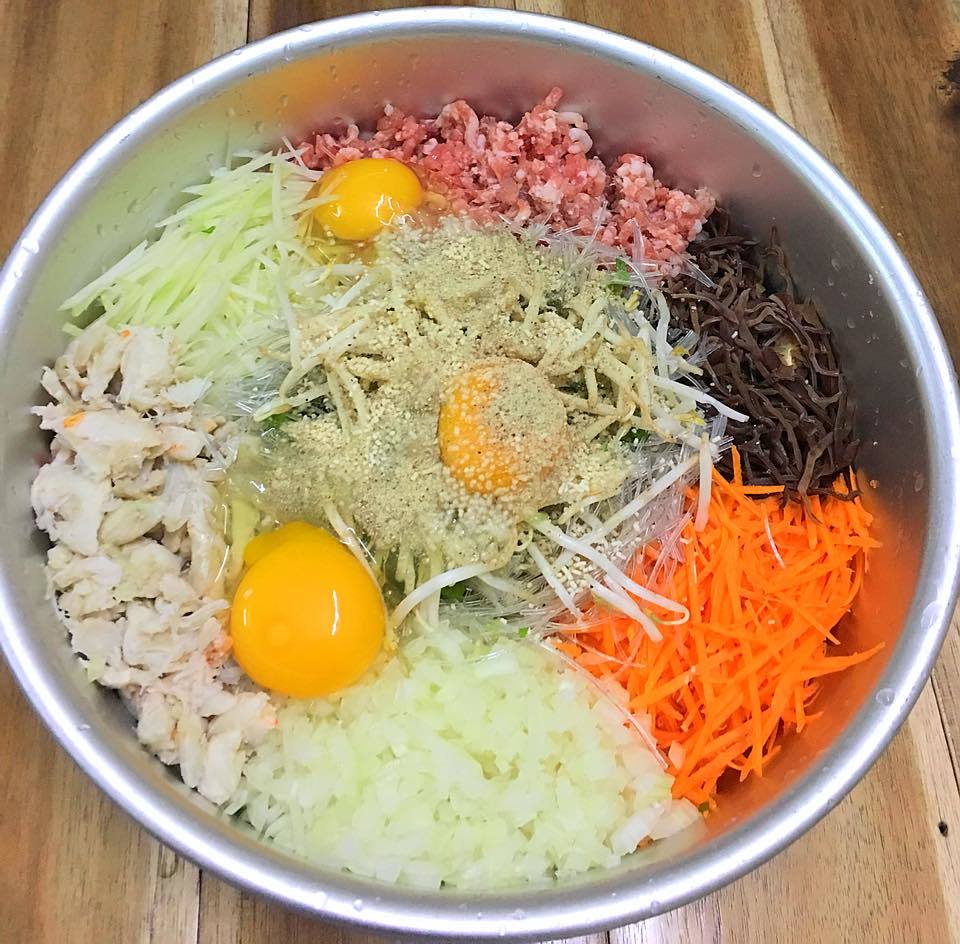 nguyên liệu làm nem vuông